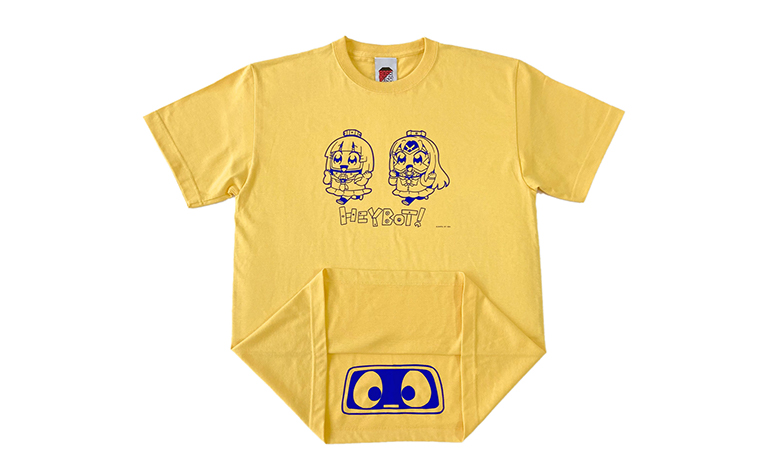 ヘボット！×BOSSRUSHコラボTシャツ黄色